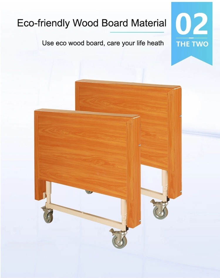 Wooden Side Panel Hospital Electric Bed for Patients Medical Bed