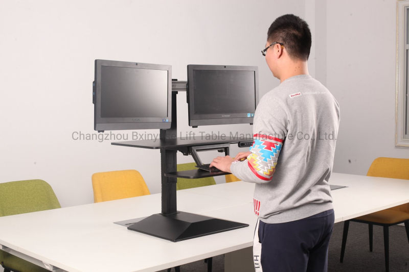Pneumatic Adjustable Lift up Down Office Desk Laptop Desk