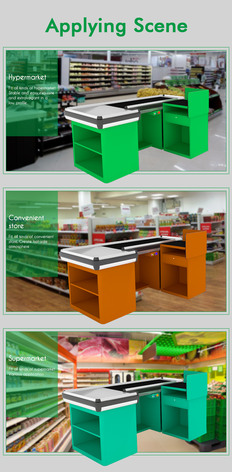 Retail Convenience Store Counters Display Showcases for Sale