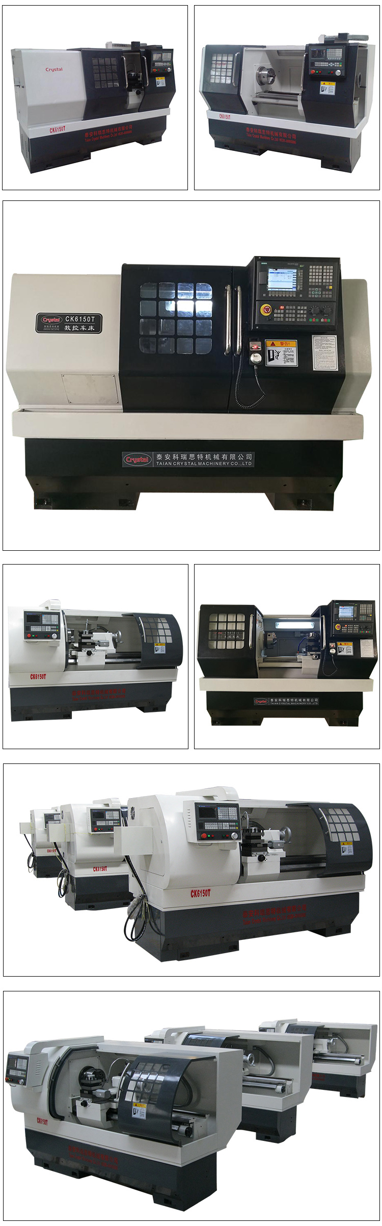 New Technology CNC Metal Lathe Machine Tools Manufacture Bed Ck6150t