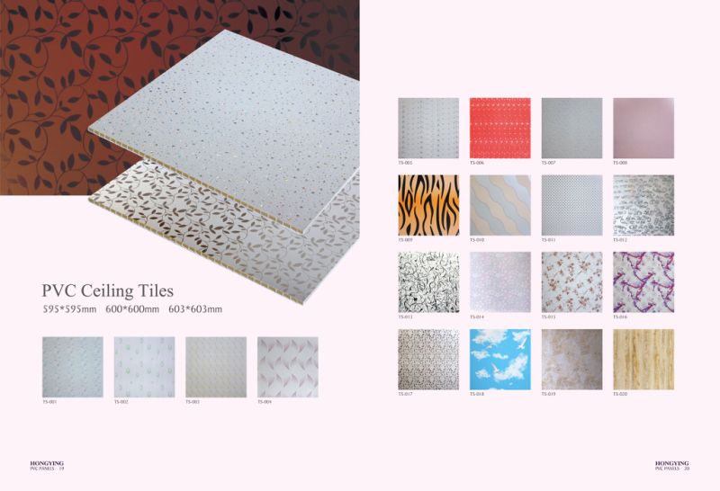 Printing High Gloss Decorative PVC Panels for Walls and Ceilings