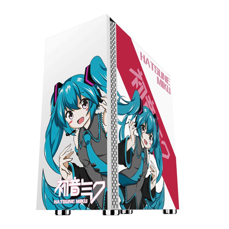 Best Selling Hot Cartoon Model RGB Fan ATX Desktop Computer Case for Gaming