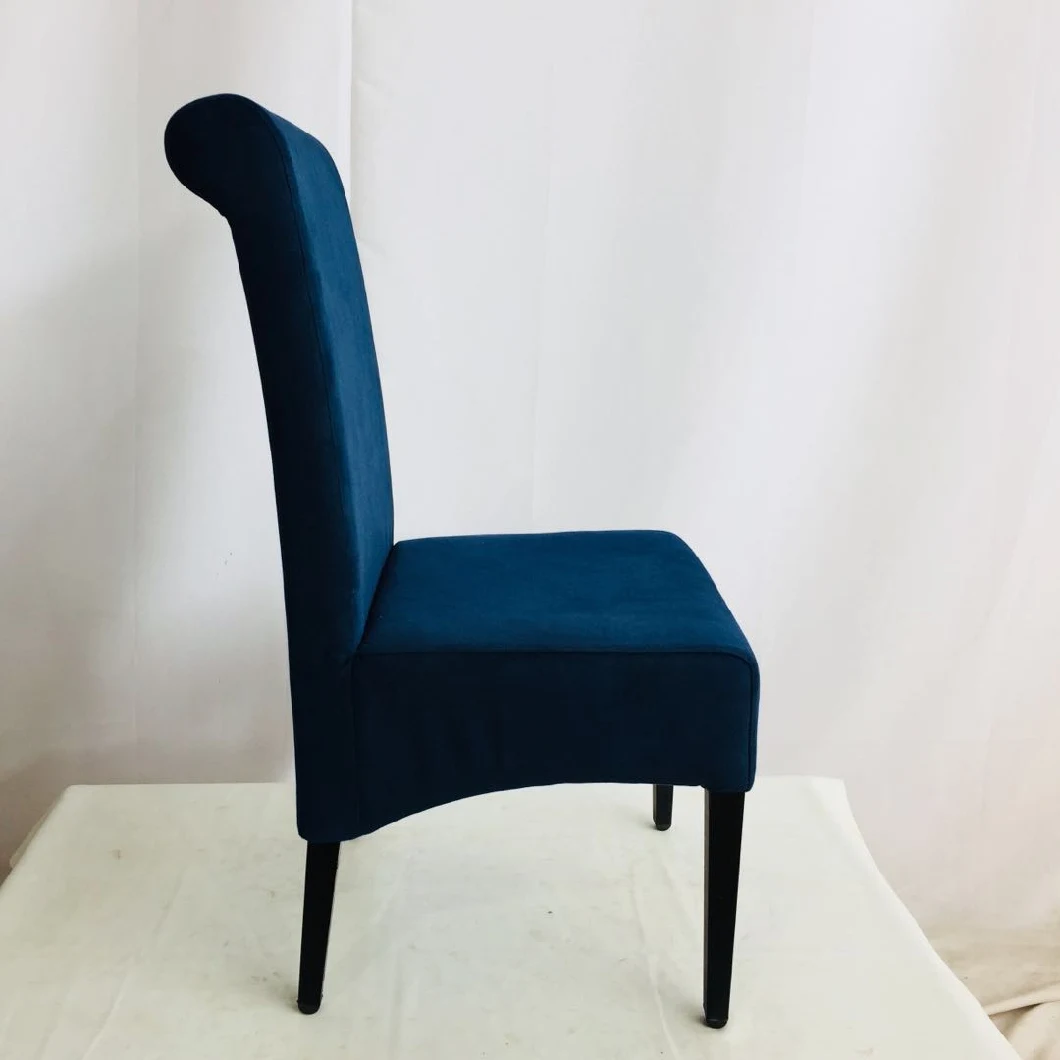 Modern Armless Soft Fabric Upholstered Dining Chair Dining Room Furniture Chair