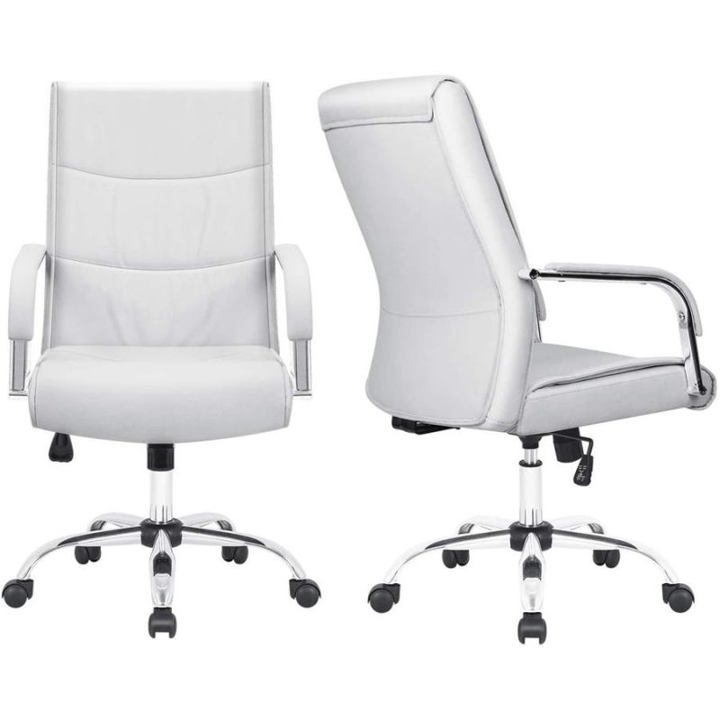 White Office Chair, White Desk Chair Executive Chair White