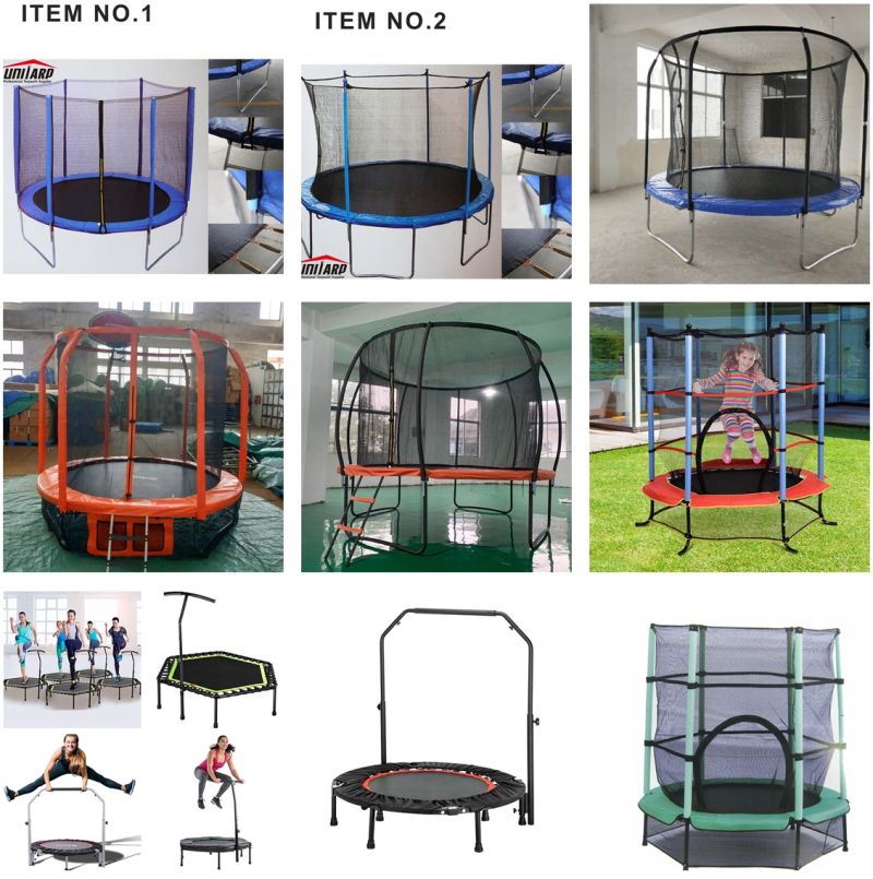 8FT 10FT 12FT High Bounce Trampolin Safety Jumping Bed Commercial Park Round Trampolines