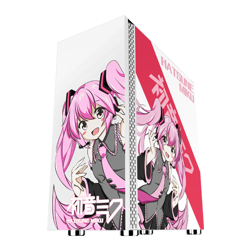 Best Selling Hot Cartoon Model RGB Fan ATX Desktop Computer Case for Gaming