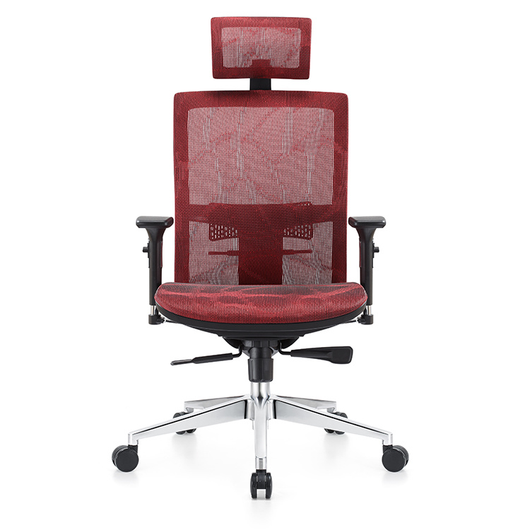 Adjustable Height Upholstered Swivel Rotary Executive Chair for Home Office