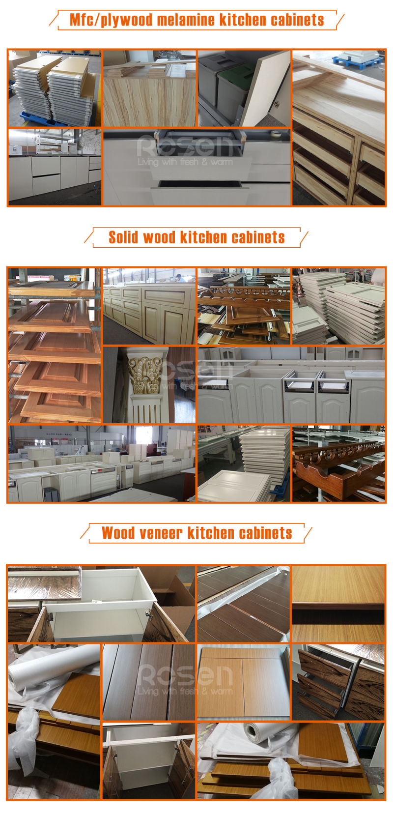 China Modern Wood Veneer Kitchen Cabinet Design Kitchen Furniture