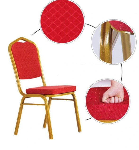 Best Selling Wedding Hotel Indoor Restaurant Armless Stackable Banquet Chair