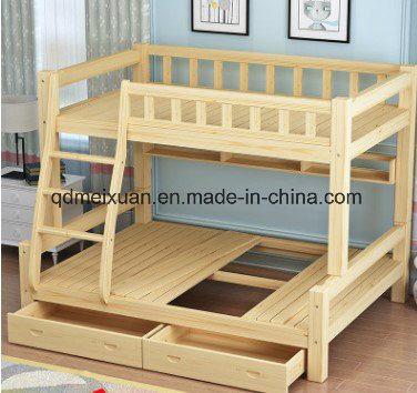 Solid Wooden Bed Room Bunk Beds Children Bunk Bed (M-X2695)