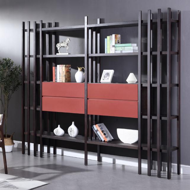 Factory Direct Simple Modern Wooden Bookshelf, Bookcase (YA976Y)