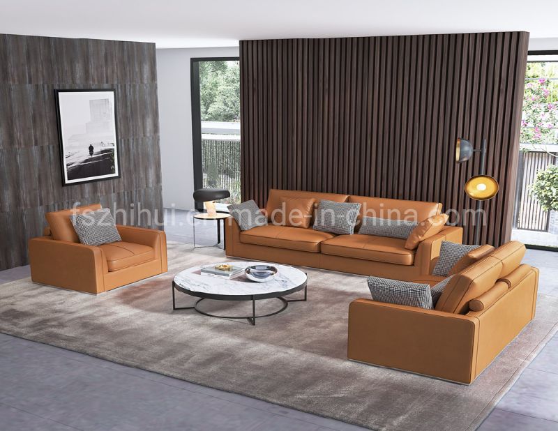 Modern Couch Living Room Sofa Leather Sectional Lazy Sofa Chair