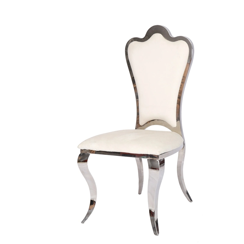 New Design Wholesale Banquet Chair Stainless Steel Chair Luxury Cheaper Good Quality