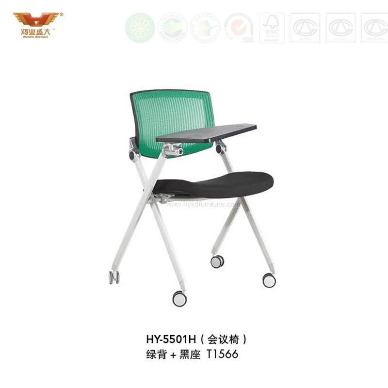 Easy Assemble Office Mesh Training Chair with Writing Board (HY-5501H)