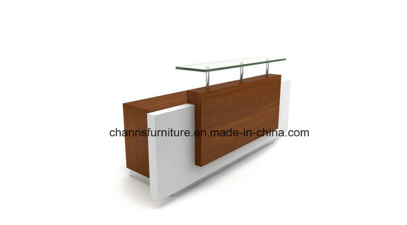 Stylish Wooden Furniture Office Reception Desk Front Table (CAS-RA04)
