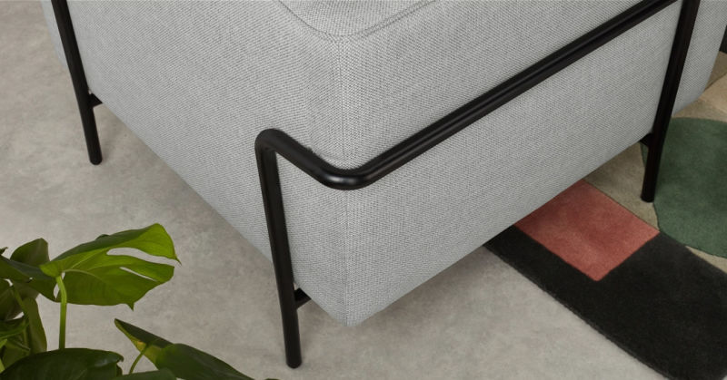 Nordic Fabric Lounge Armchair Living Room Furniture Sofa Chair Modern Single Seater Sofa
