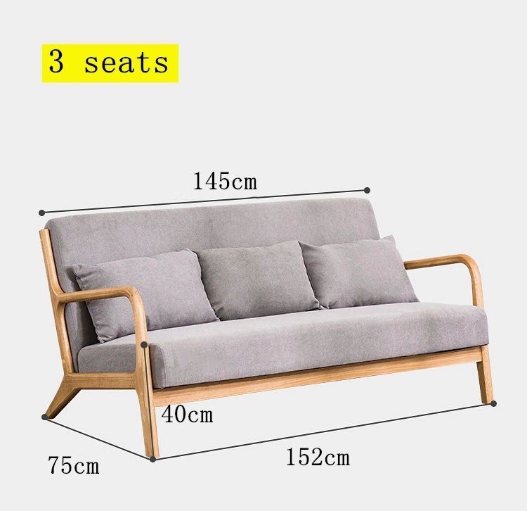 Nordic Single Hotel Guest Room Simple Cloth Art Reception Negotiation Table and Chair Combination Sofa