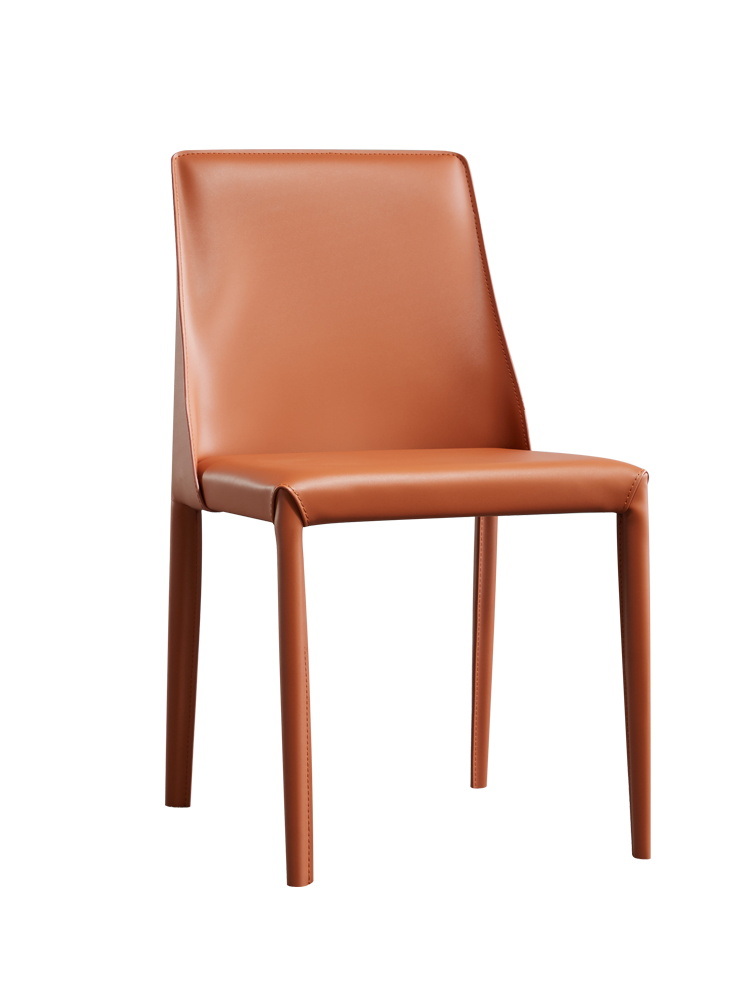 Modern Hotel Furniture PU Leather Steel Foundation Restaurant Dining Chairs