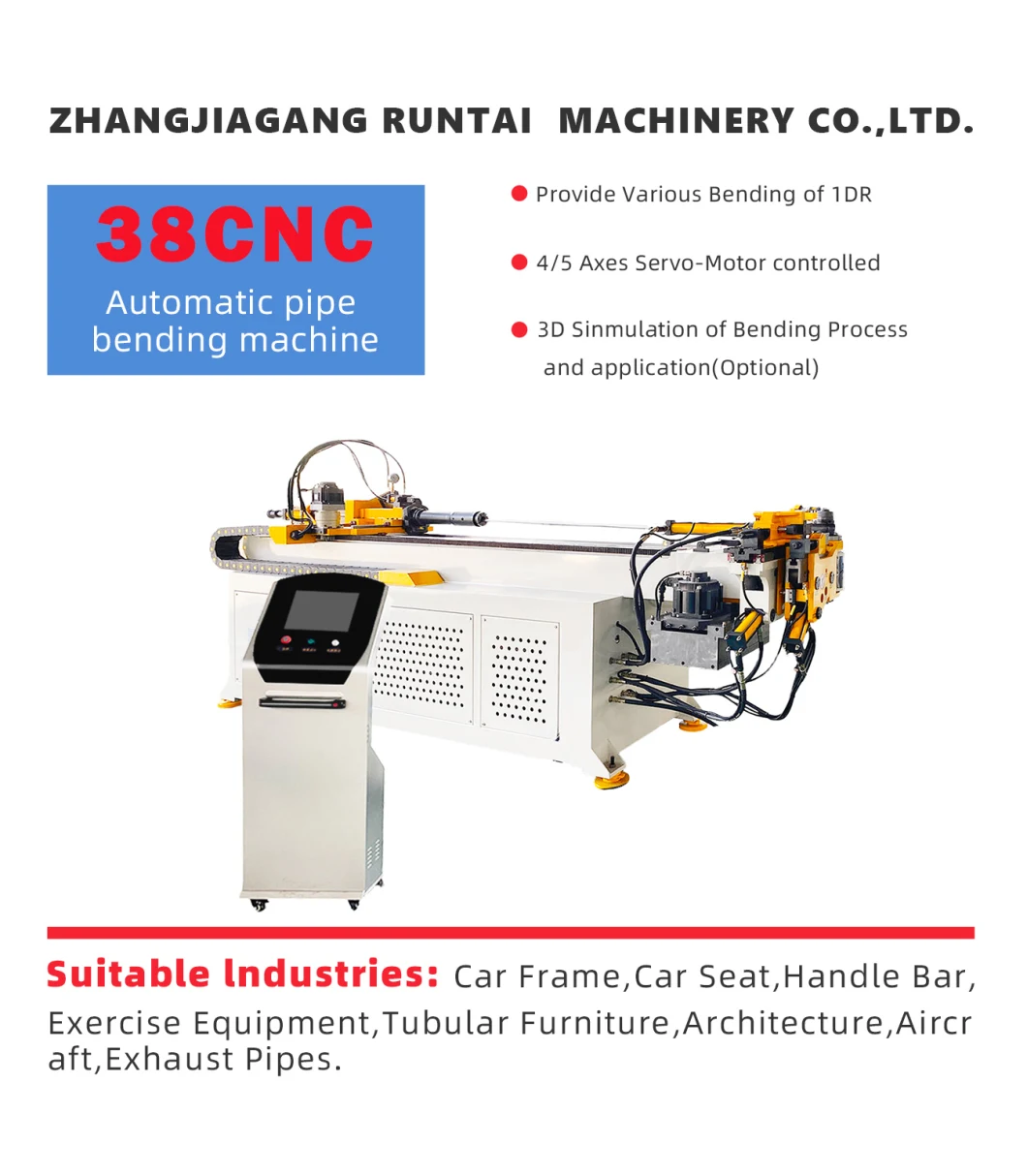 China Cheap Electric Hydraulic CNC Automatic Metal Stainless Steel Chair 3D Tube Pipe Bending Machine Price