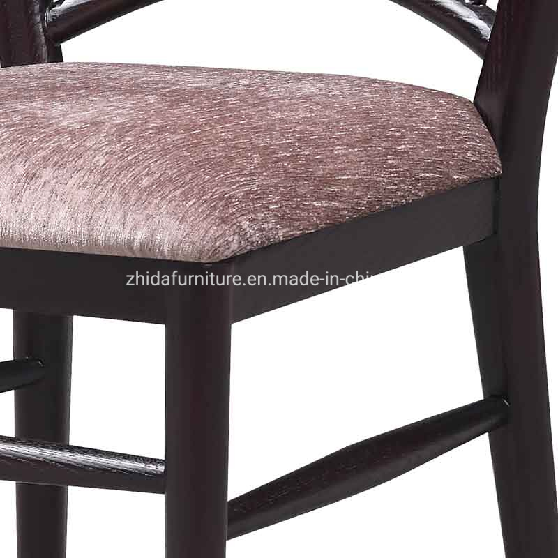 Chinese Style Solid Wood Walnut Dining Chair Restaurant Wooden Chair