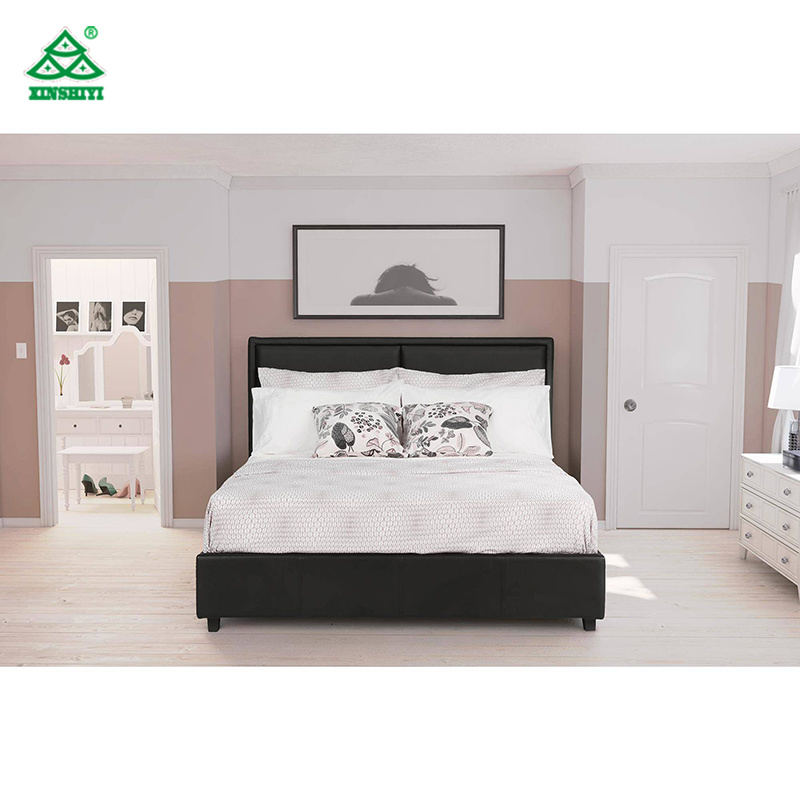 Custom Made Commercial Hotel Bedroom Furniture with Wooden Bed