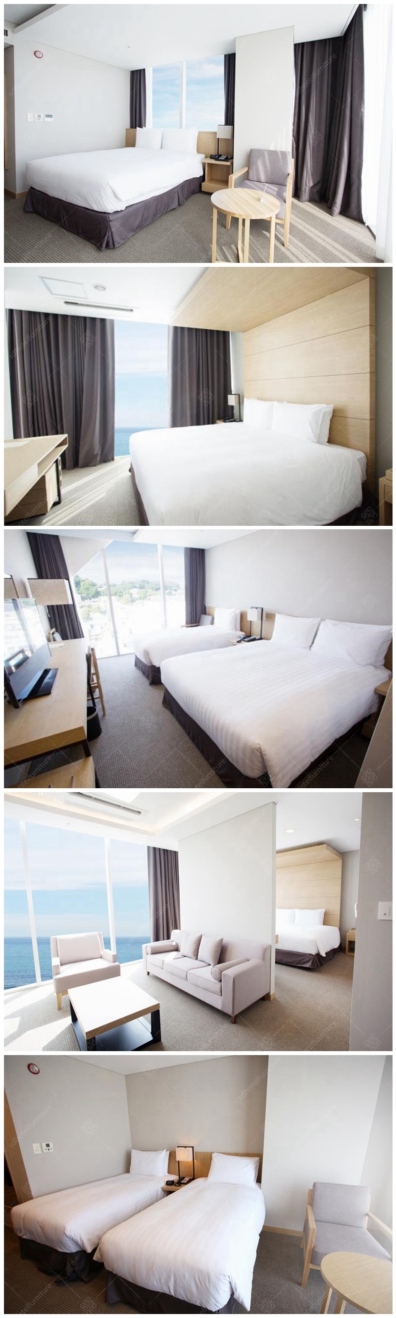 Simple Comfortable Design Hotel Bedroom Furniture Sets Commercial Sets