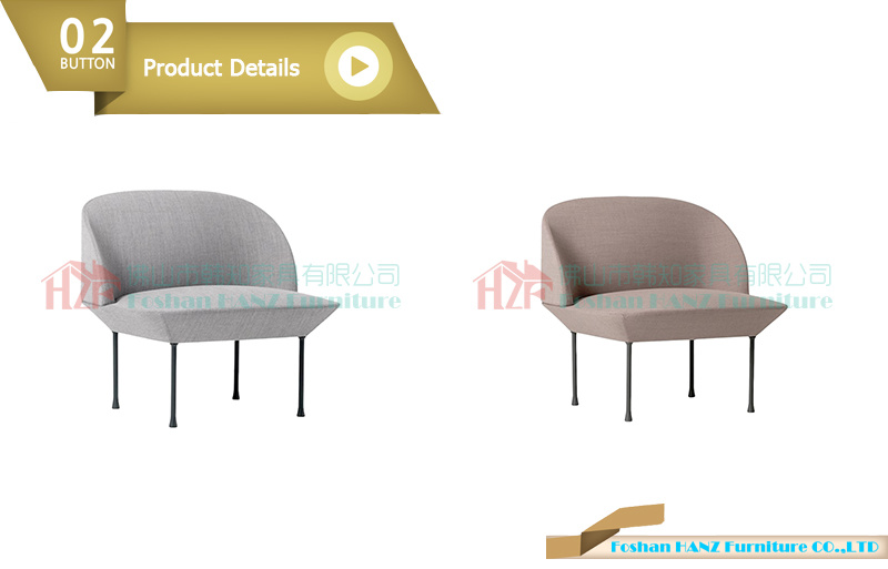 Modern Designer Comfortable Simple Sigle Leisure Sofa Set