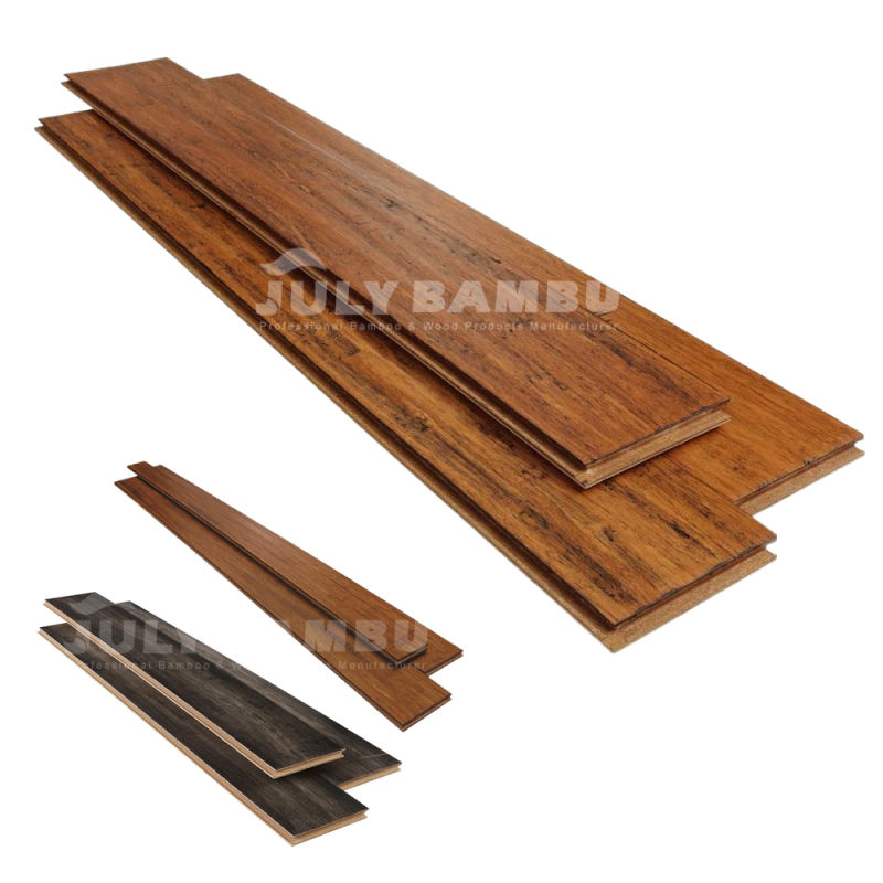 Eco Forest Strand Woven Bamboo Flooring Waterproof Carbonized Bamboo Floor Container