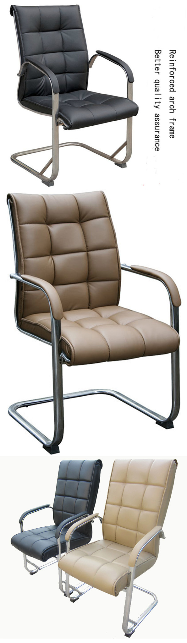 Staff Chair, Ergonomic Leather Office Chair (fy1112)