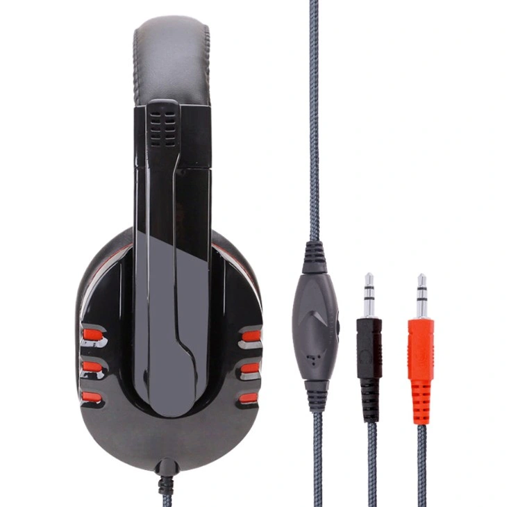 Gaming Headset Wired Headset Stereo Surround Professional PS4 Player Headset HD Microphone