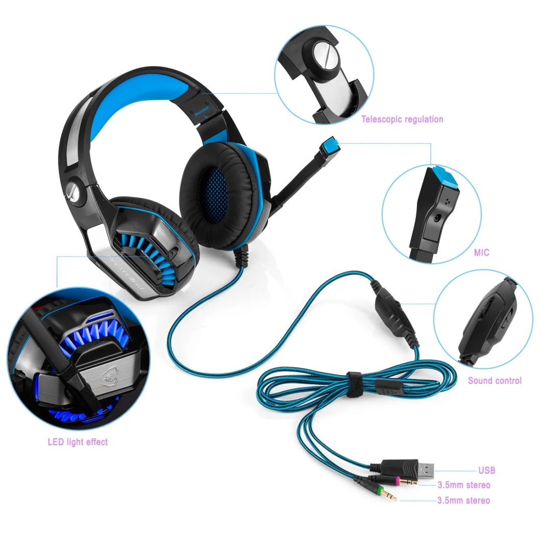 Computer G9000 PRO Gaming Headphone Gaming Headset Game Headset for PC xBox One PS4