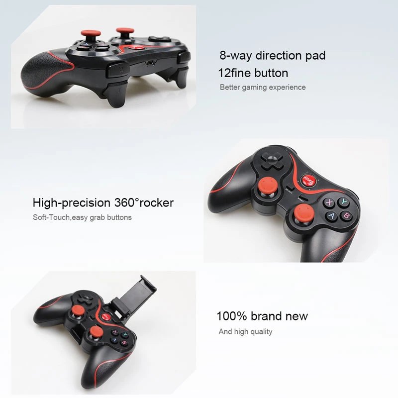 Customized Wireless Game Controller Mobile Phone Bluetooth Joystick for Android Ios Smart TV Box