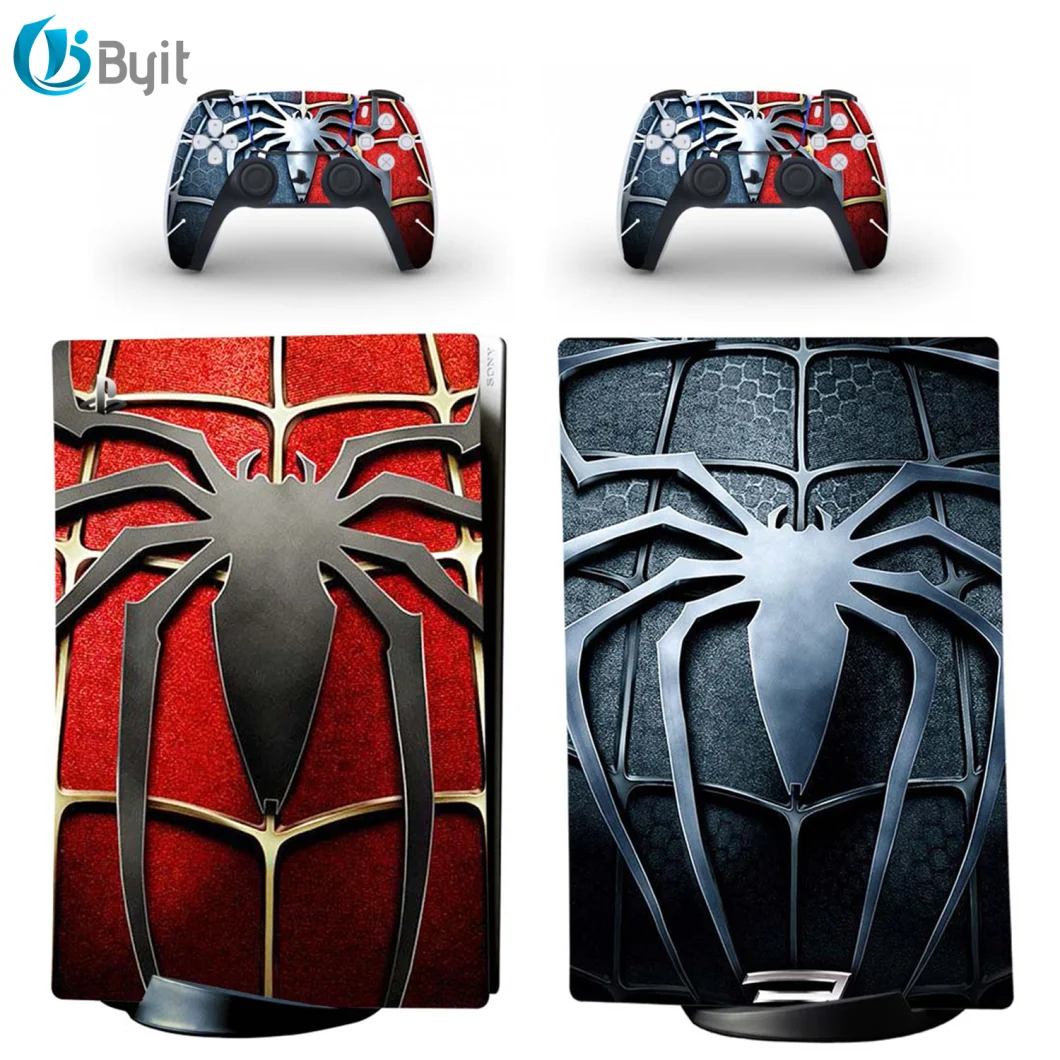Byit New Arrival High Quality Skin Video Game Joystick Controller Console Sticker for PS5