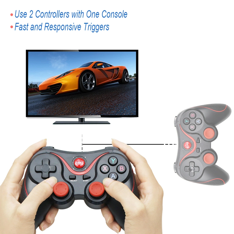 Wholesale Wireless Gamepad Game Controller Bluetooth Joystick for Mobile Phone Tablet TV Box