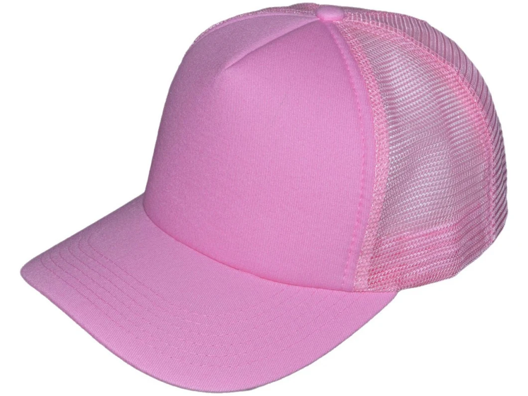 Wholesale OEM Kid Womens Ladies Plain Black Blank 5 Panel Polo Baseball Caps Hat Price Supplier