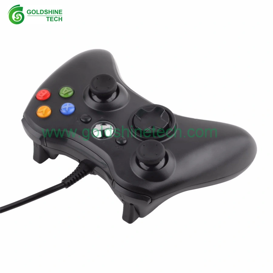 Black Microsoft xBox 360/xBox Slim 360 Controller Wired Joystick USB Gamepad Android Smart TV Box Game Ad Gaming PC Gamer Joypad