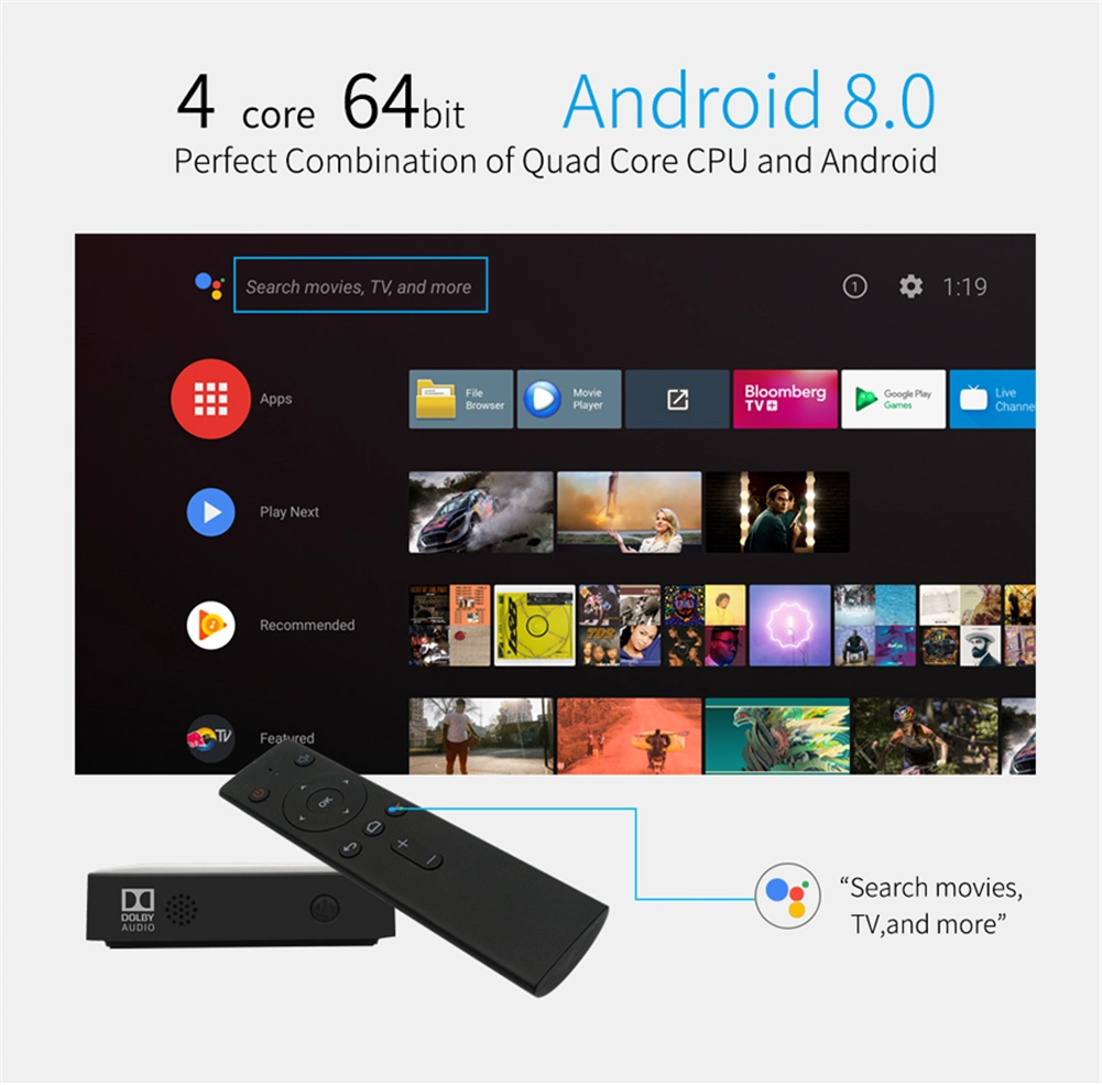 OEM Android TV Box Android Km8 ATV 2g 16g Smart Android Como Funciona Android TV Box