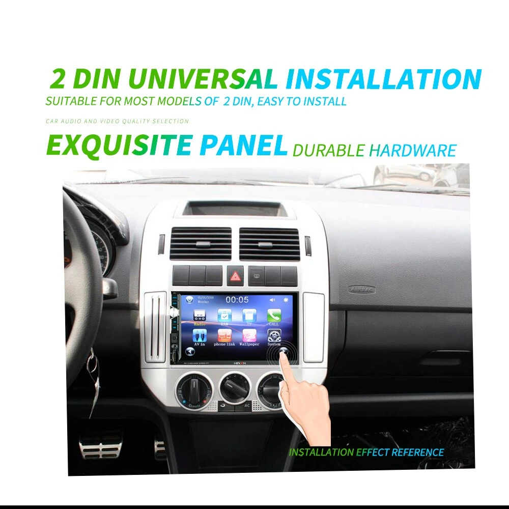 2 DIN 7 Inch Android Car MP5 Player Bluetooth Android Video Touch HD Screen Stereo video