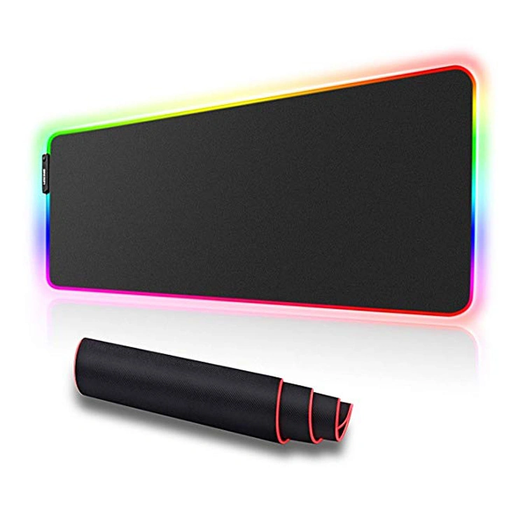 RGB Soft Gaming Mouse Pad Large Oversized Glowing RGB LED Extended Gaming Mouse Pad Computer Accessories