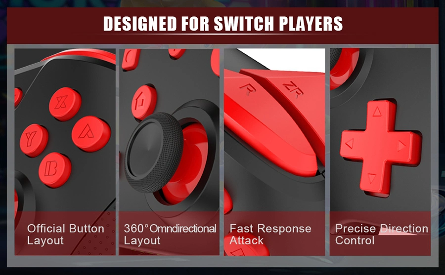 Byit Wireless PRO Console Gamepad Nintend Switch Joystick Controller