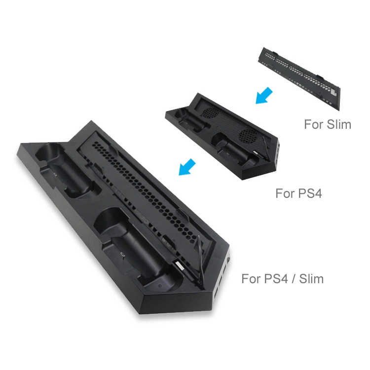 Charging & Cooling Stand for PS4 / Slim and Compatible with PS4/PS4 Slim Console and Controllers