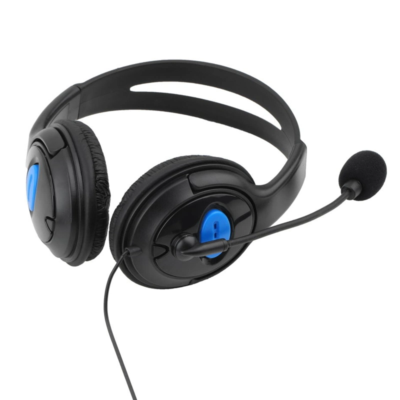 Headband Style Over Ear Noise Cancelling PS4 Headphone with 3.5mm Single Plug and Volume Control