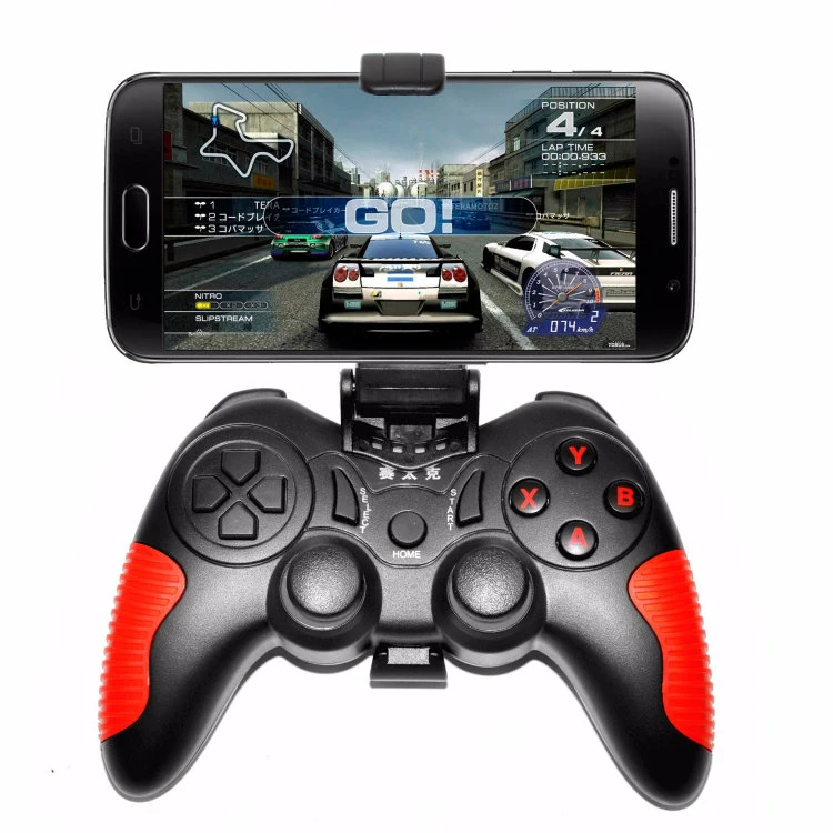 2018 Gamepad Android Joystick Bluetooth Controller with Clip Gamepad for iPhone Andriod Smart Phone for PC