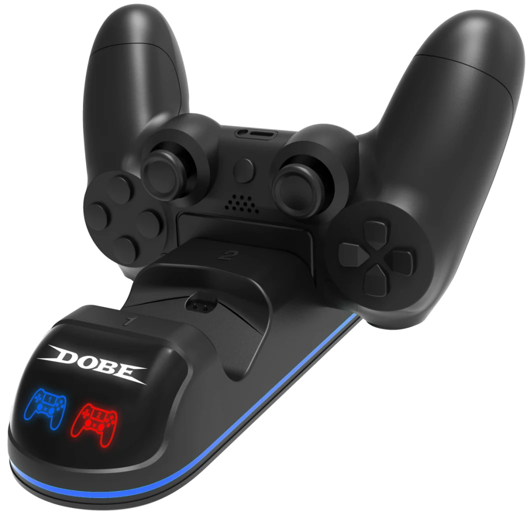 Dual Charging Dock for PS4 Controller (blue light) Compatible with PS4 Controller