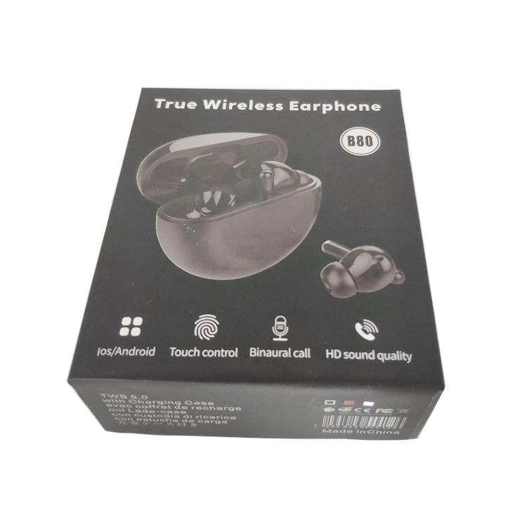 China Factory Sports Waterproof True Blue Tooth Wireless Earbuds Stereo Earphone Sport Tws Headset