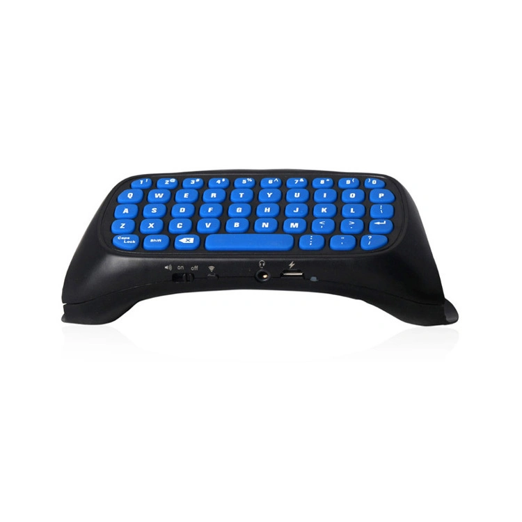 Keyboard (blue-black) for PS4 Controller with Black and Blue Keybaord for Better Recognition