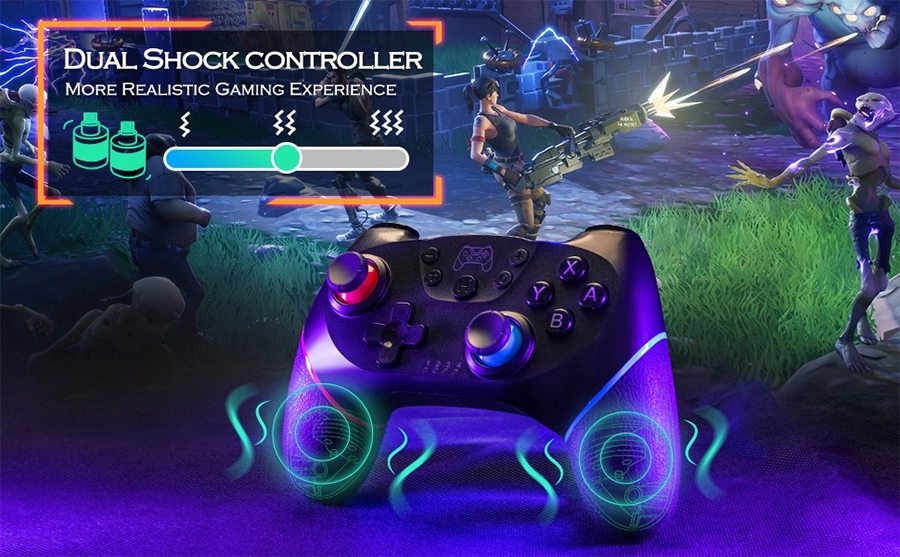 Byit Bluetoth Gamepad Wireless Switch PRO Controller for Nintend Switch One-Click Connection to Console
