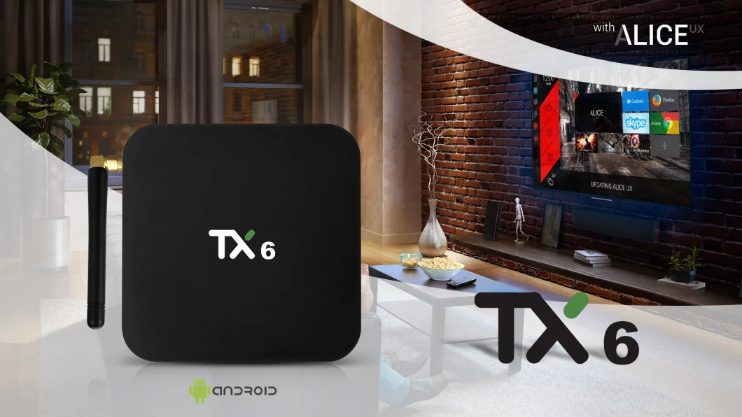 Cheapest RAM4GB/32GB Allwinner H6 Android 9 O. S. Smart Android TV Box