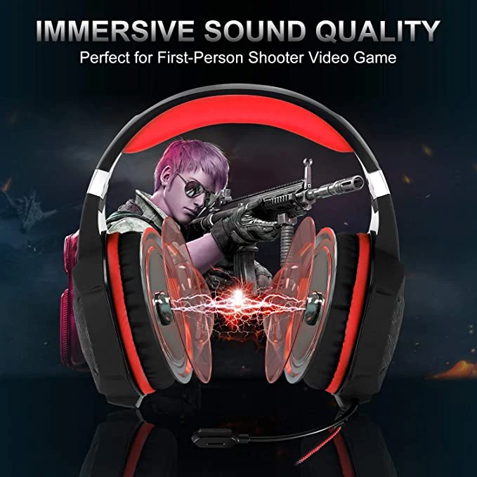 2021 Game Headphone High Quality Wired Gaming Headphones for PS4 Game Headset with Microphone