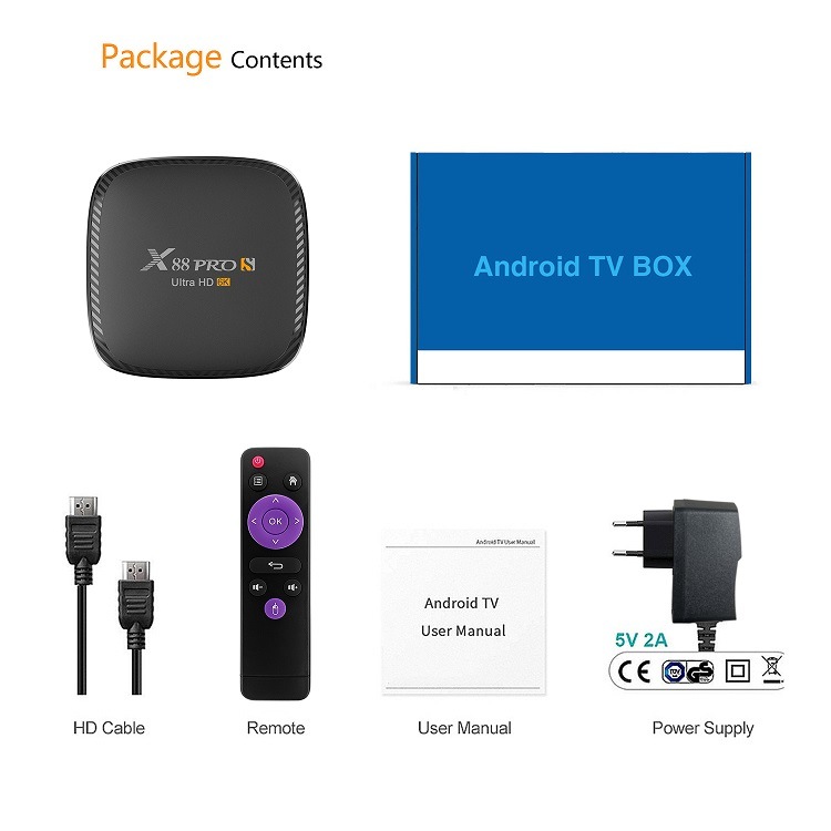 Cheapest H616 Android TV Box X88 PRO S 4GB Android 10 Set Top Box